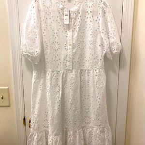 J Crew Eyelet dress
